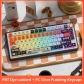 Starting Line 104+18 Clear PC+PBT Dye-subbed Pudding Jelly Keycaps Set MSA Profile Mechanical Keyboard